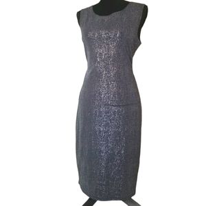 Silver Open-Back Bodycon